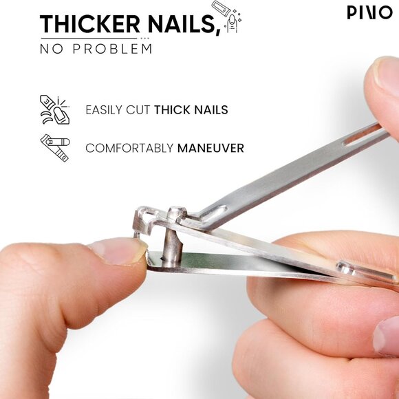 PIVO Clipper Scissor Hybrid - Professional Nail Clippers for Men and Women - Picture 3 of 7